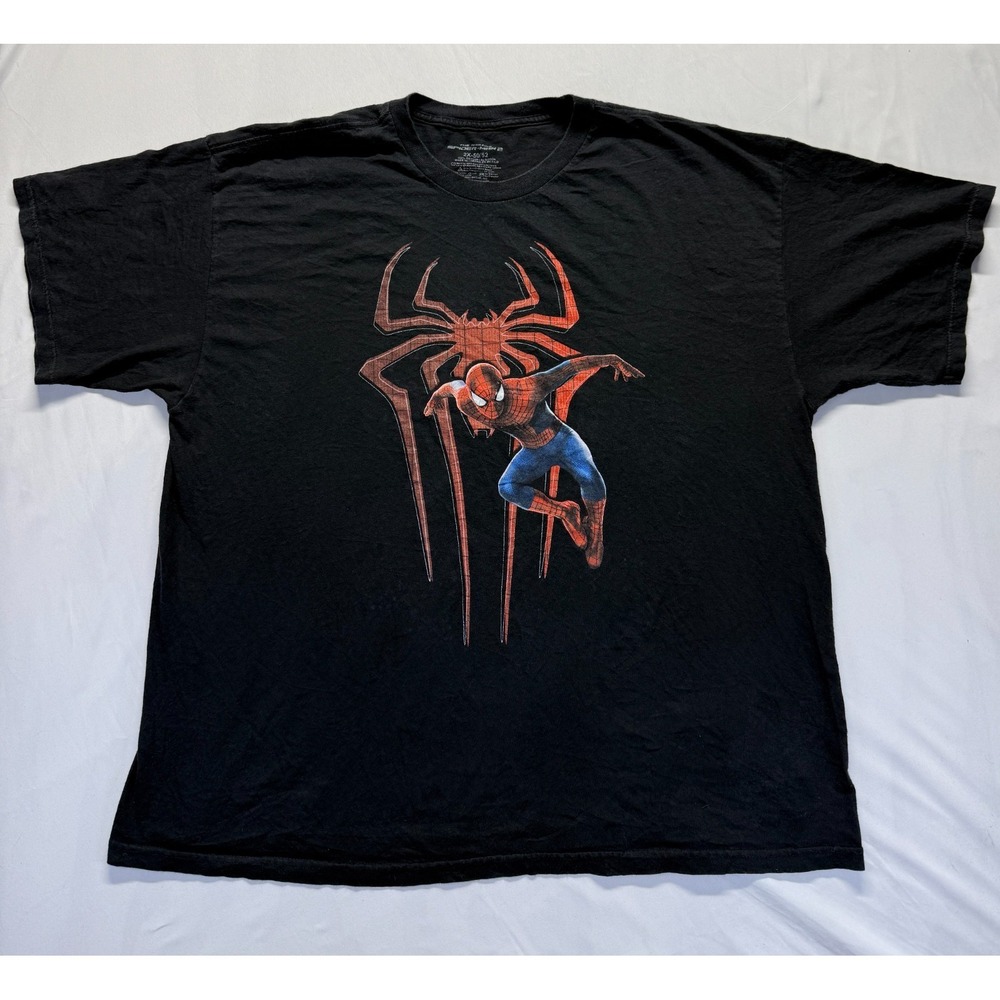 Mad Engine T Shirt Mens 2XL (50/52) Black Graphic Print The Amazing Spider-Man 2